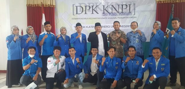 DPK KNPI Klaten Dilantik, Pemuda Klaten Bersinergi Untuk Negeri