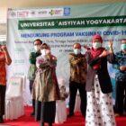 VAKSINASI COVID 19 DI UNIVERSITAS AISYIYAH YOGYAKARTA BERJALAN LANCAR.