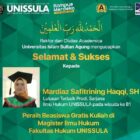 MENGENAL DARI DEKAT MAHASISWA FH UNISULLA MARDIAZ SH, S.H YANG MENOREHKAN PRESTASI MEMBANGGAKAN.