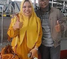 Ibu Marnida Yusfiani saat ketemu Pendiri EWRC Indonesia di Yogyakarta Agustus 2022