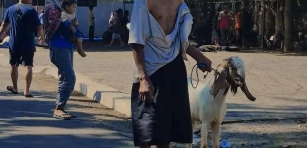 Mbah Supar(66 Tahun) Seorang Marbot di Jiwo Kulon Trotok Wedi Klaten ikut Kurban ditengah Keterbatasan!