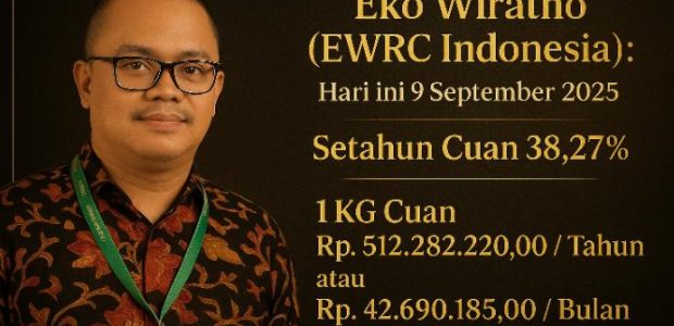 Kiat Menabung Emas 1 Hari 1 Gram Antam ala Eko Wiratno