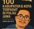 100 Kabupaten dan Kota Terpadat di Pulau Jawa(Kilo Meter Persegi) update BPS 2025 di Susun oleh Eko Wiratno (EWRC Indonesia)